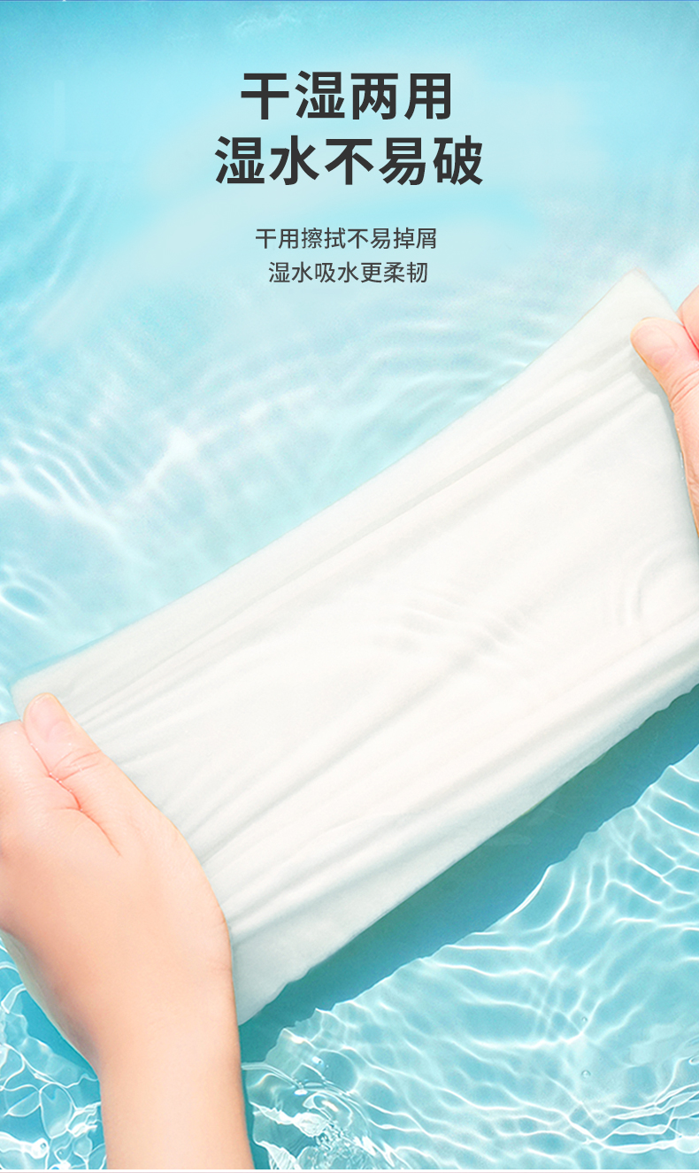 洗脸巾壁挂式一次性悬挂式抽取式家庭用装美容院专用洁面擦脸毛巾缩略图 2