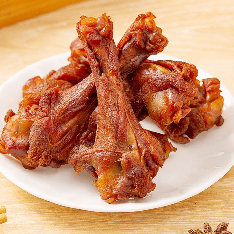 味滋源鸭小腿香辣味卤香味鸭翅根鸭肉干肉脯卤味小吃休闲零食品缩略图 2
