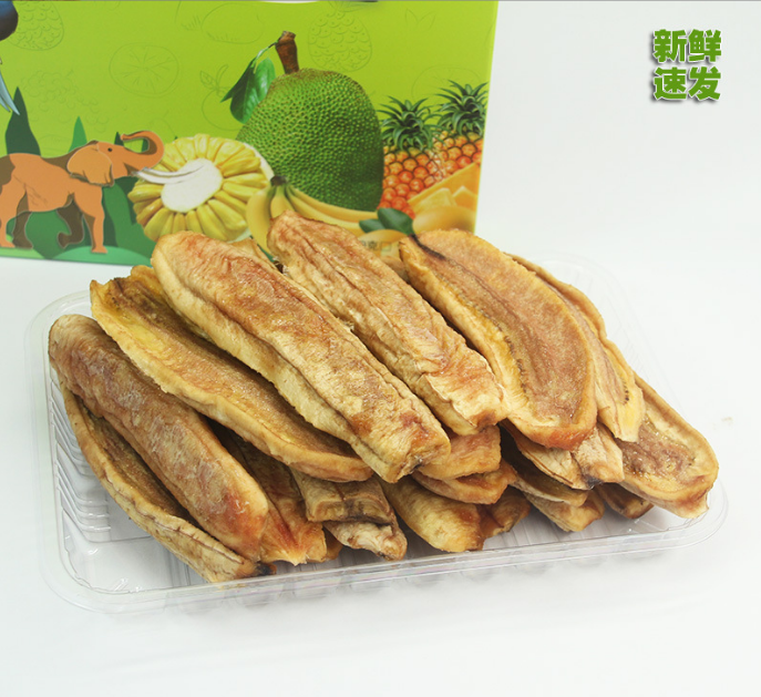 云南西双版纳特产芭蕉干水果干非油炸烤芭蕉片