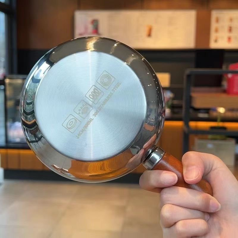 一个人专用特厚短柄不锈钢泡面锅特厚
图片 1