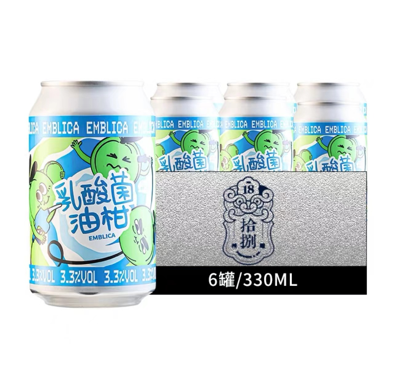 乳酸菌油柑果酒罐装
