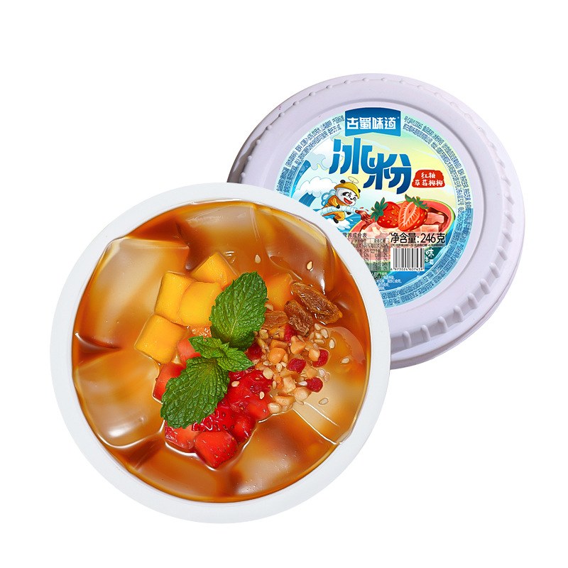 古蜀味道凉糕即食冰粉非凉糕粉四川特产即食焦糖凉糕小吃红糖凉糕缩略图 5