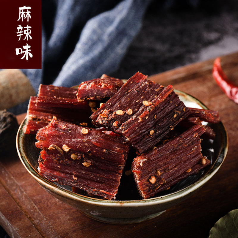 西藏特产超干风干手撕牛肉干非牦牛无内蒙古添加耗牛孕妇麻辣零食缩略图 3
